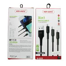 Data Cable 3in1 Fast Charging Lead