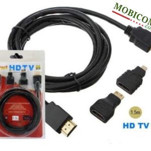 HDMI Cable 3in1 For Xbox PS3 HDTV 1.5M Lead